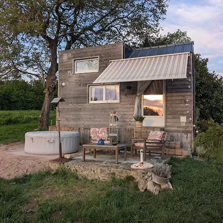 Tiny Chouette Et Jacuzzi Alpesi faház Doulezon